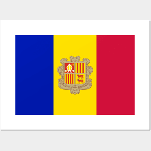 Flag of Andorra Posters and Art